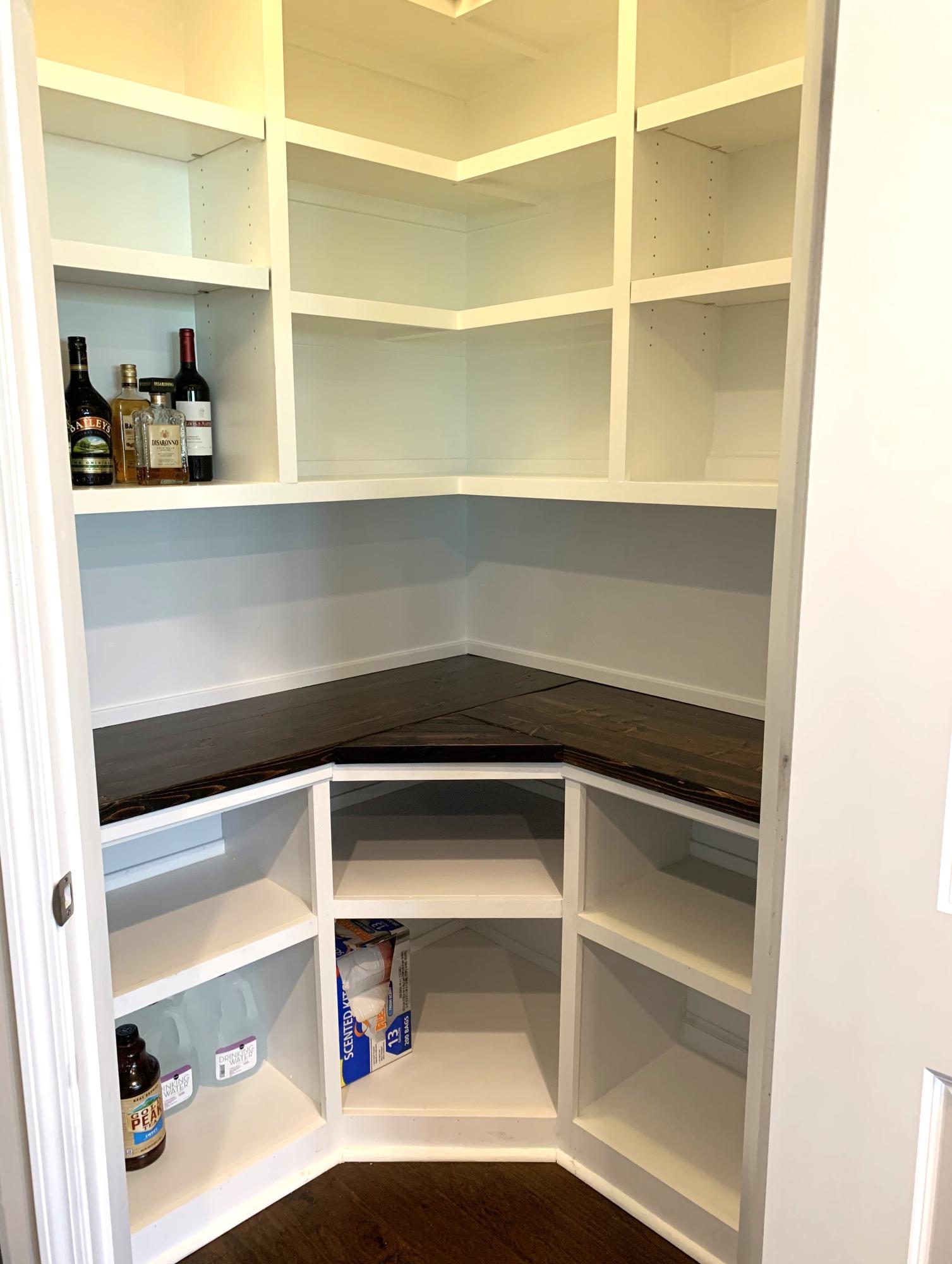 Corner Builtin Pantry Ana White